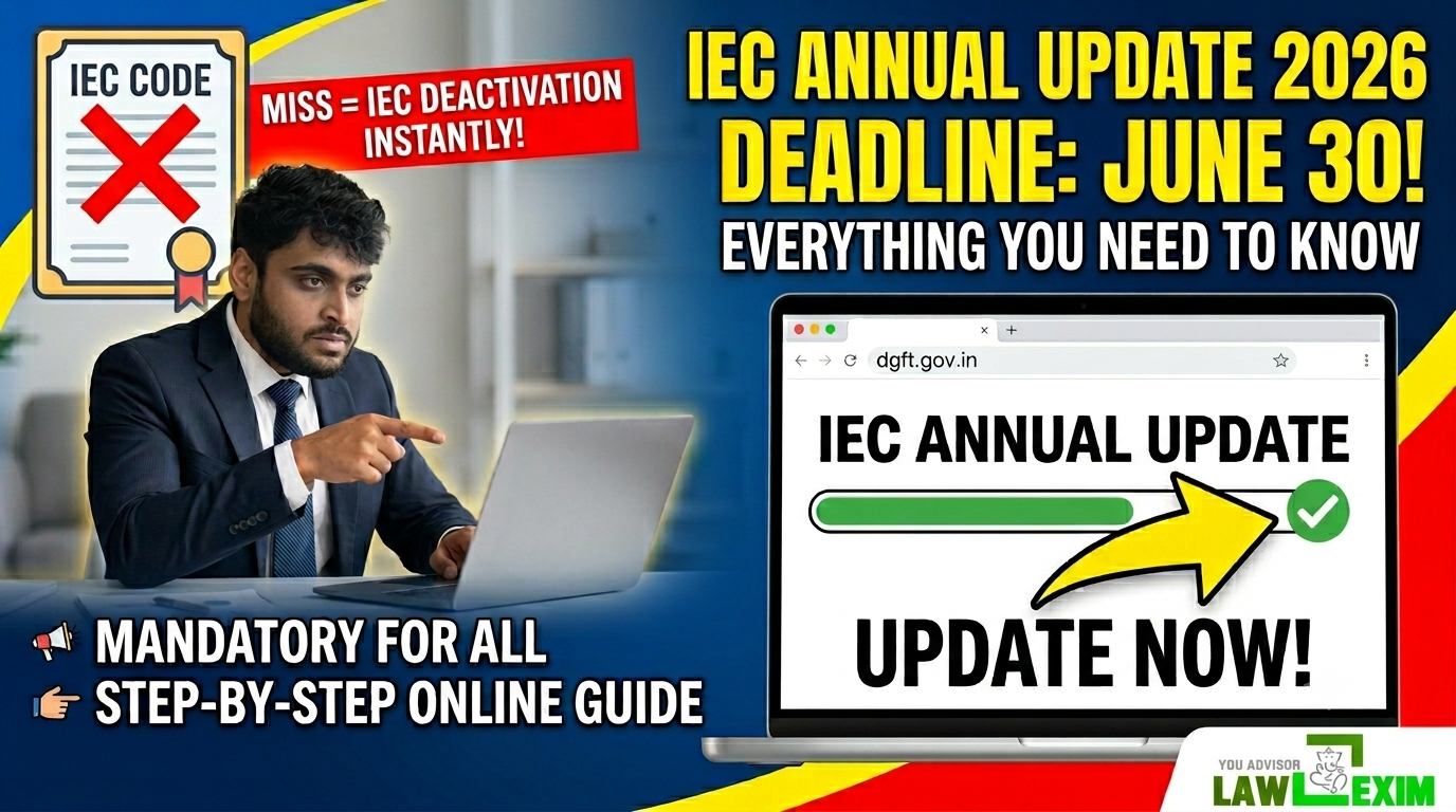 IEC Annual Update June 2026: Deadline, Process & DGFT Portal Guide